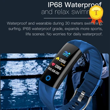 

Indicator light Smart Band Colorful Screen Blood Pressure Monitor Bracelet Fitness Tracker Heart Rate Alarm Clock for iPhone ios