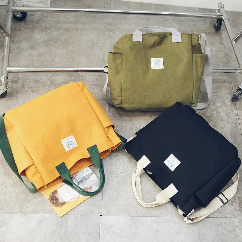 

101818 new hot women handbag female canvas tote bag lady casual shoulder bag