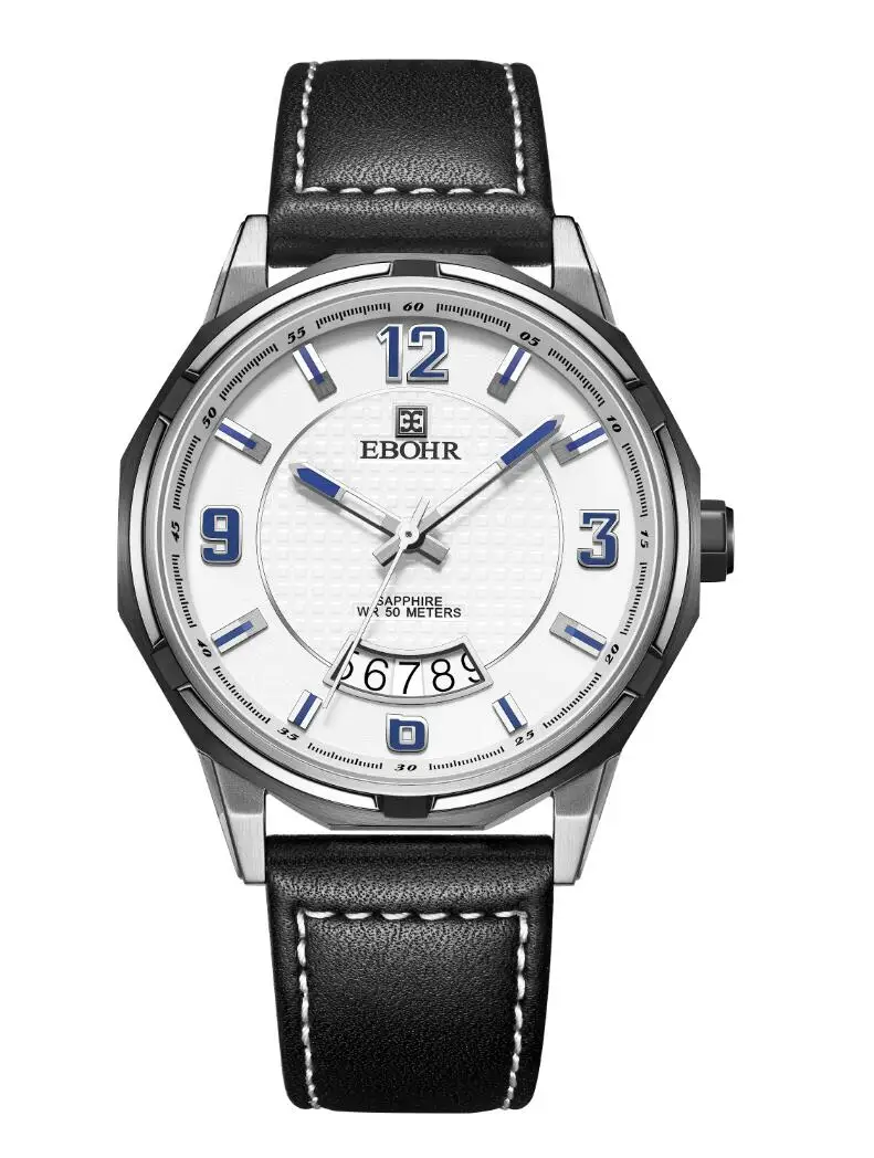 

EBOHR brand men's watch fashion men's Quartz watch bracelet casual clock gift watch luxury 2019 new style Ebohr 18081139
