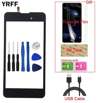 

YRFF 5.0'' Mobile Touch Screen Digitizer For BQ BQ-5035 BQ 5035 BQS 5035 Sensor Front Glass Panel Touchpad Touchscreen