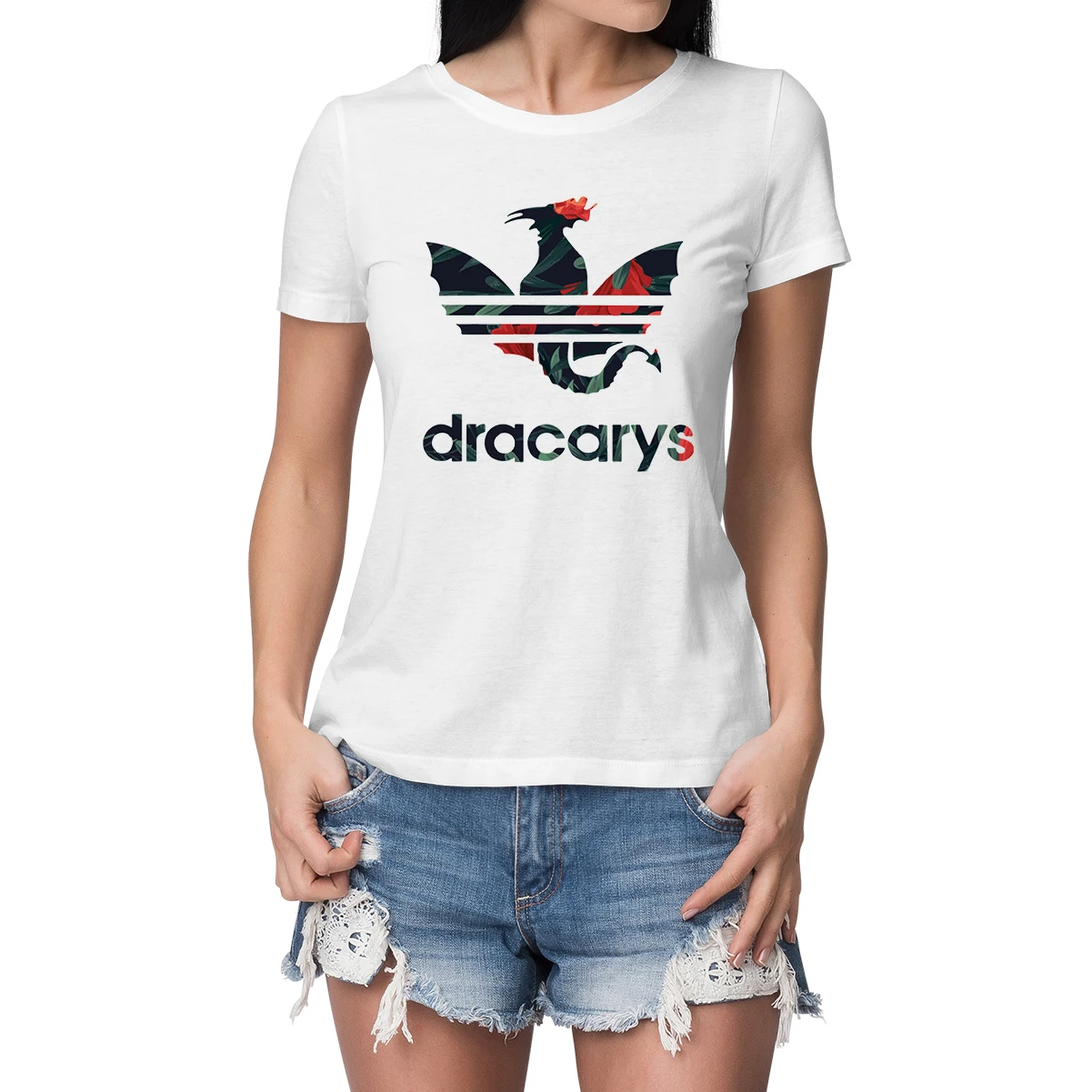 Dracarys Футболка женская мама дракона Топы Harajuku Khaleesi Camisetas dadragon Dragon женская летняя Игра престолов одежда