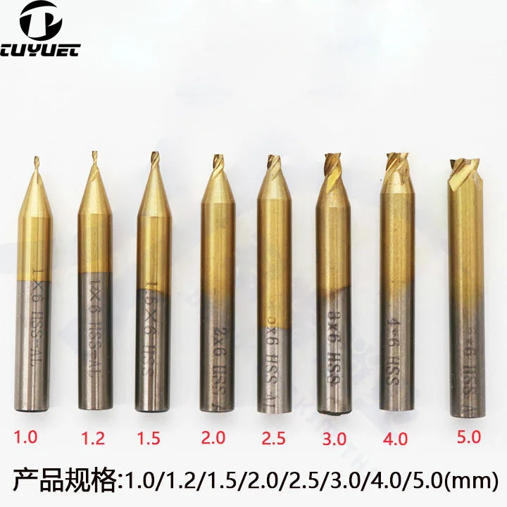 

Titanium Plate twisted 1.0/1.2/1.5/2/2.5/3.0/4.0/5.0MM Milling Cutter Guide Pins for Vertical Automatic Key Cutting Machine