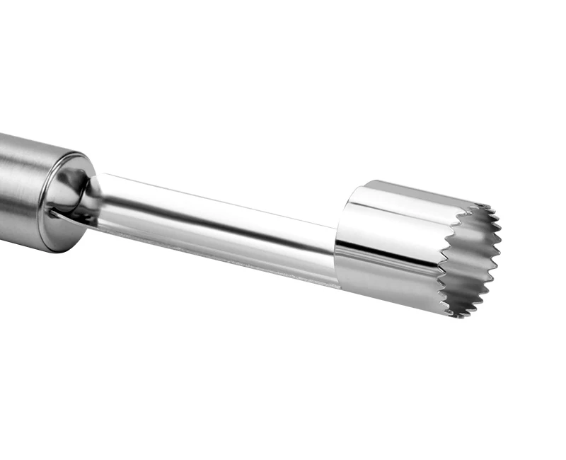 Stainless Steel Apple Corer Easy Twist Core Seed Remover Practical Fruit Tools Apple Pear Seeder Knife Corers Kitchen Gadgets (6-1)