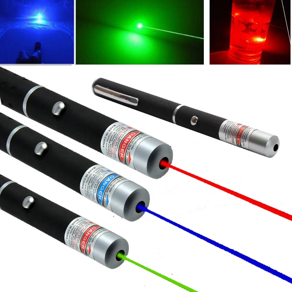Red laser pointer 650nm 100mW is used for teaching instruction