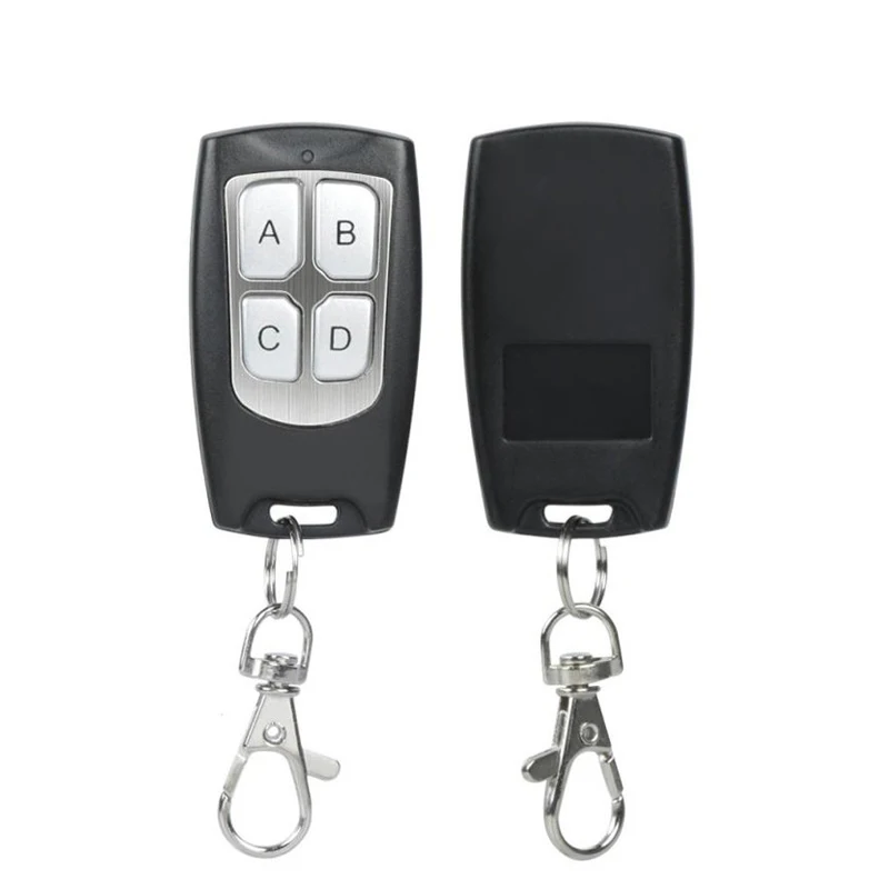 QIACHIP 433MHz 4 CH Button EV1527 Code Remote Control Switch RF Transmitter Wireless Key Fob For Smart Home Garage Door Opener