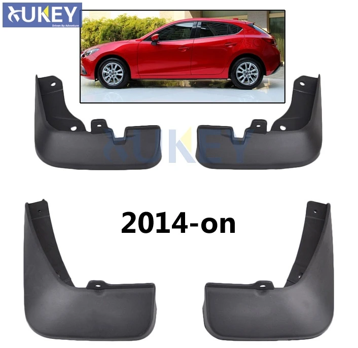 Для Mazda 3 (BM) Axela хэтчбек набор автомобильных брызговиков Брызговики 2014 2015 2016 2017|car