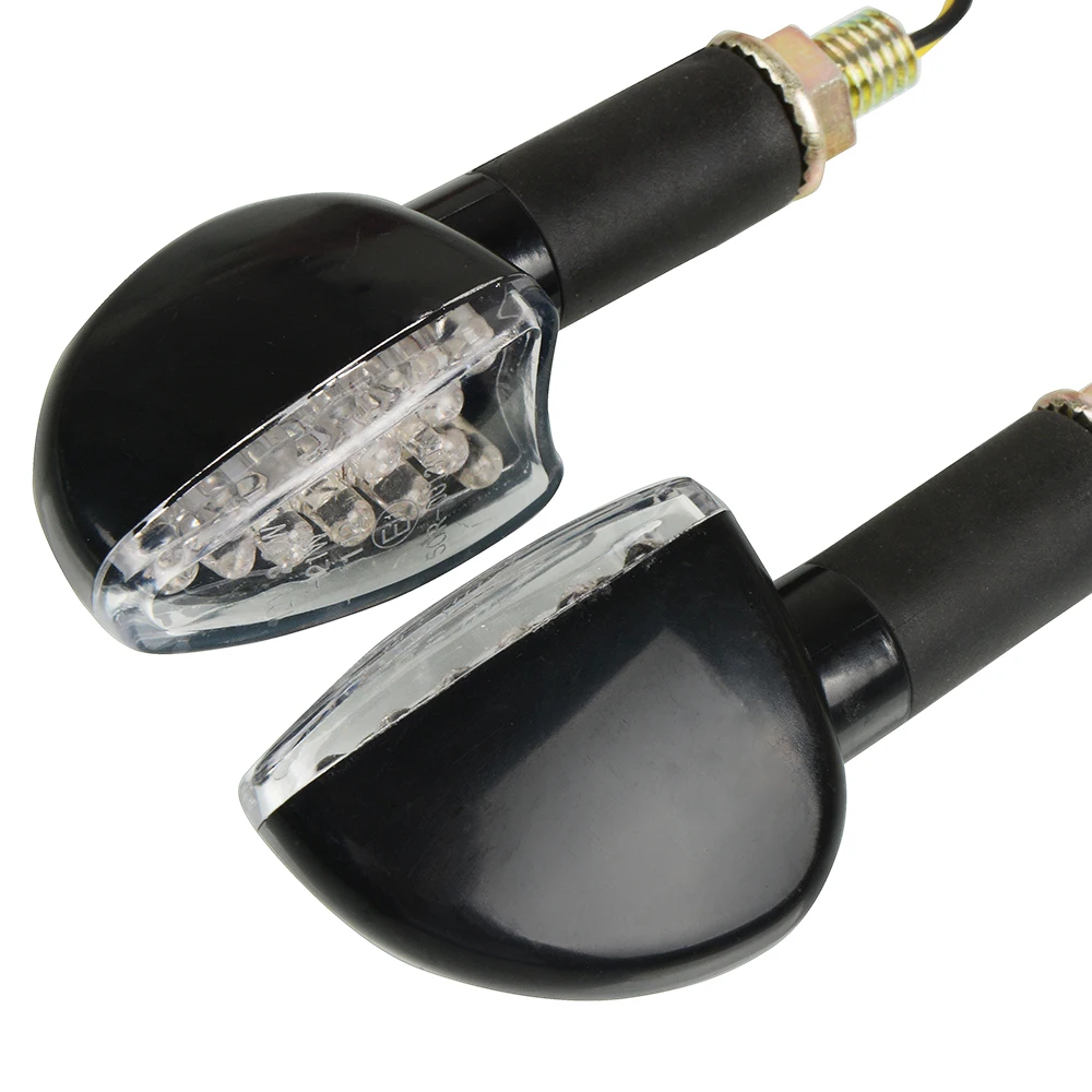 Motorcycle Turn Signal Signals Light Taillight Flexible 12 LED Indicators Blinkers Flashers for Honda GROM MSX125 MT-09 Z800 R3