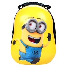 2016 Nouveaux Enfants Sac À Dos D’école D’enfants Mochilas Escolar Infantile Maternelle Sac Drôle Mignon Jaune Minions Sacs À Dos