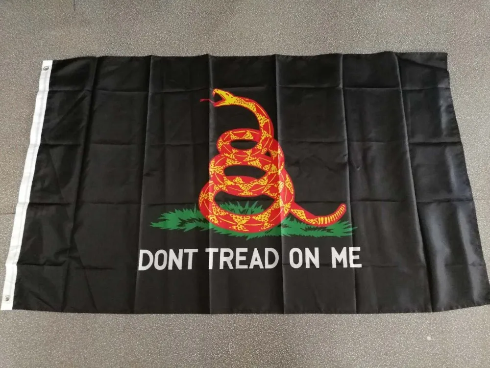 Йонин 90*150 см liberty or death black dont tread on me Чай Вечерние погремушки змея gadsden флаг