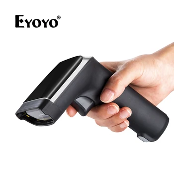

EYOYO EY-007S Wireless 1D Barcode Scanner 3mil UP to 60m Laser Light USB Wired 2.4GHz Wireless 1D Bar Code Reader Scanner