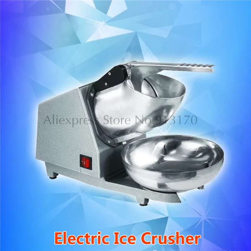 Электрическая дробилка льда Измельчитель льда льдодробильная машина с ручкой и чашей 0.3KW 220 V