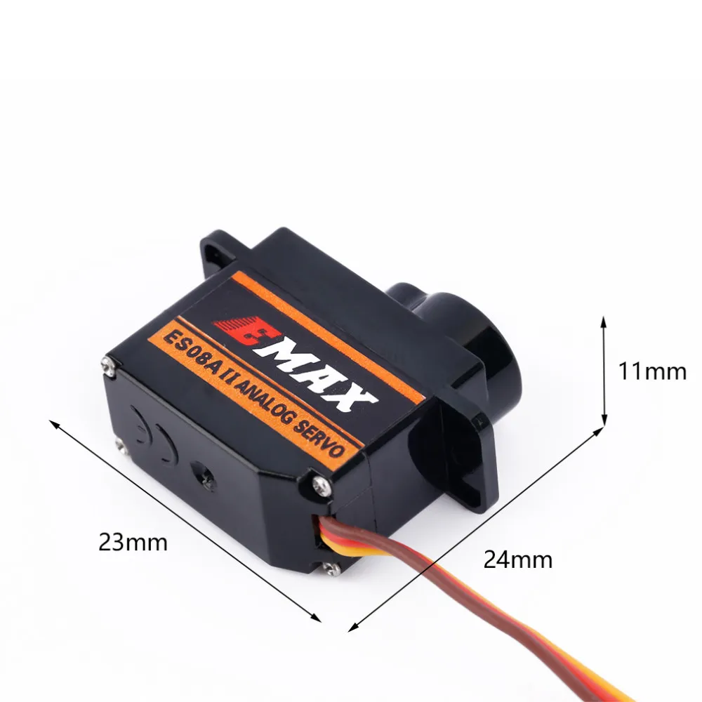 Emax Alta Sensível Mini Sub Micro Servo Es08a 8g Es08 3d rc Avião Helicóptero Es08md Es08ma Mg90s 9g 15 Brinquedos e hobbies
