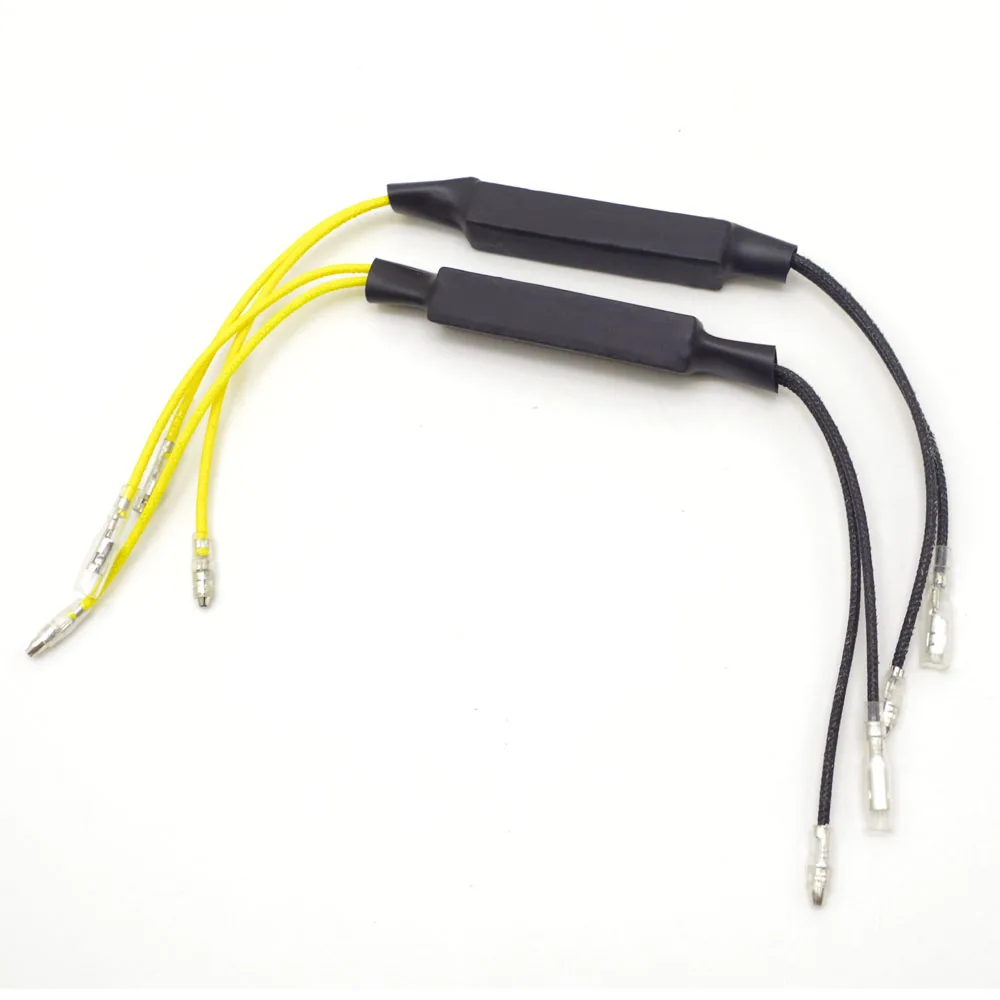 

1 Pair Motorcycle Indicator Turn Signal Light Resistors 12V 10W 26 Ohm LED Light Load Resistor Flasher Flash Blinker