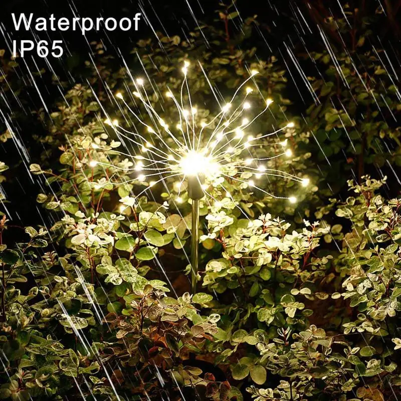 

90 LED 8 Modes String Light IP65 Outdoor Waterproof Underground Lamp Firework Courtyard Twinkle Lights Christmas Decoration