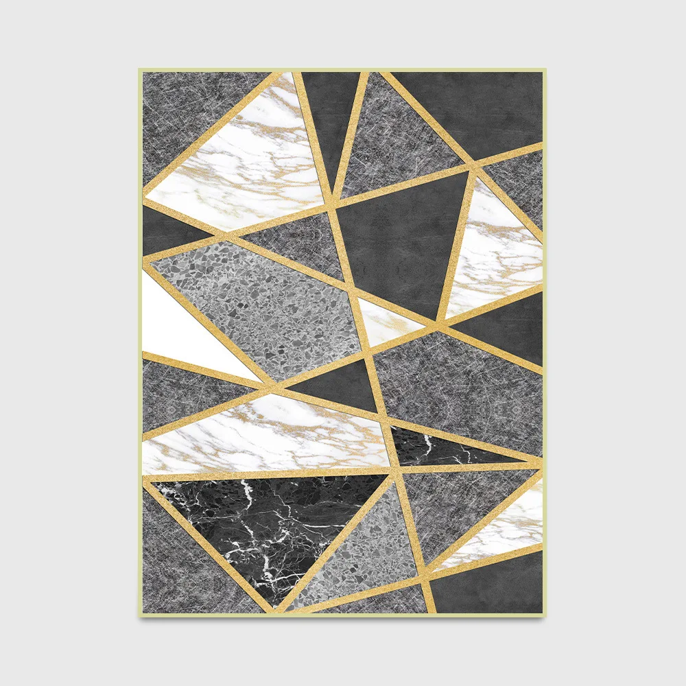 DeMissir современной смешанной серый Мрамор Золотая линия пересечения печатные ковры для спальни Гостиная прикроватный ковер Dooormat tapete - Цвет: Gold Line Crossing