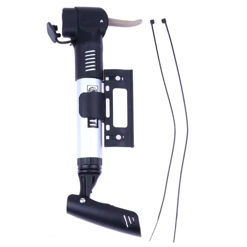 DUUTI 23 42CM Hand Pump Bike Tire Ball Inflator High Pressure Aluminium