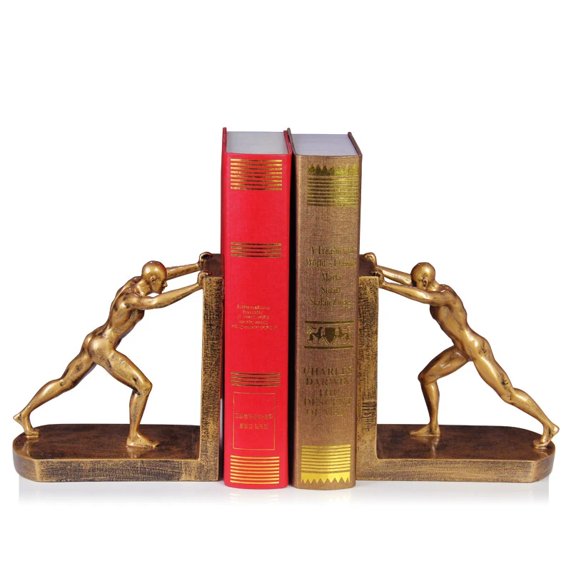 النمط الأوروبي الإبداعية الرجعية الذكور هيئة الكتاب الدفتين الراتنج الحرف الديكور تأثيث المنزل الحديث زخرفة