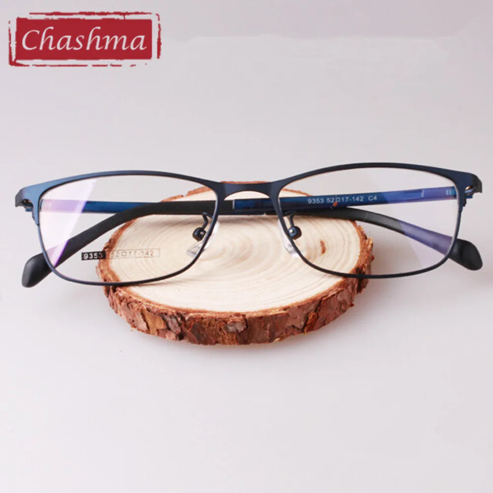 

Chashma Brand Male Prescription Frame armacao oculos de grau Eye Glasses Frames Men with Blue Gray Black Gray Color