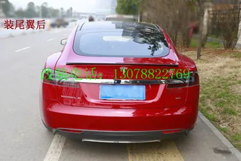 

Fit for Tesla Model S modified carbon fiber rear wing rear spoiler wing