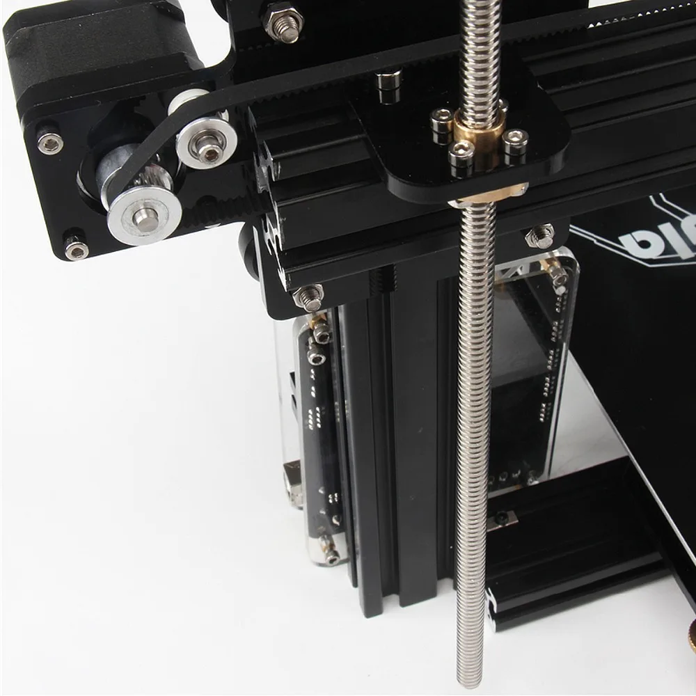 1 комплект HE3D/Тарантул двойной Z Axis Модернизированный комплект Nema 17 шаговый двигатель T8* 2 свинцовый винт 375 мм 8 мм с латунной медной гайкой