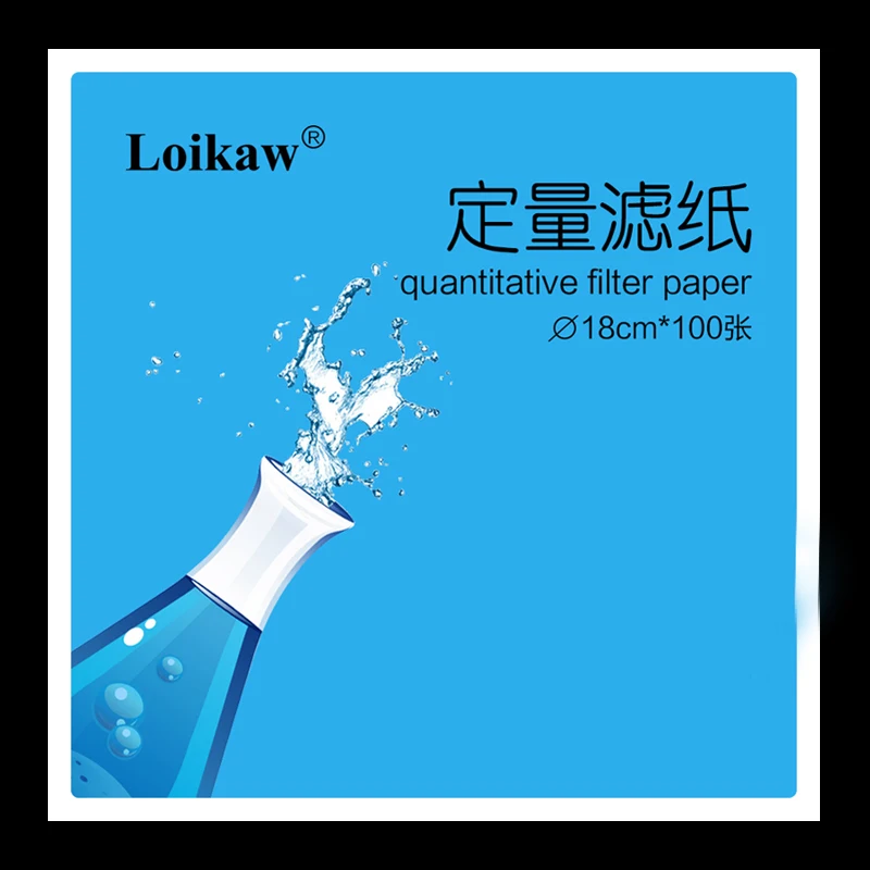 100 шт./лот 18 см количественные фильтр Бумага быстро, средний Скорость, медленно может быть выбран фильтр Бумага лаборатории Бумага
