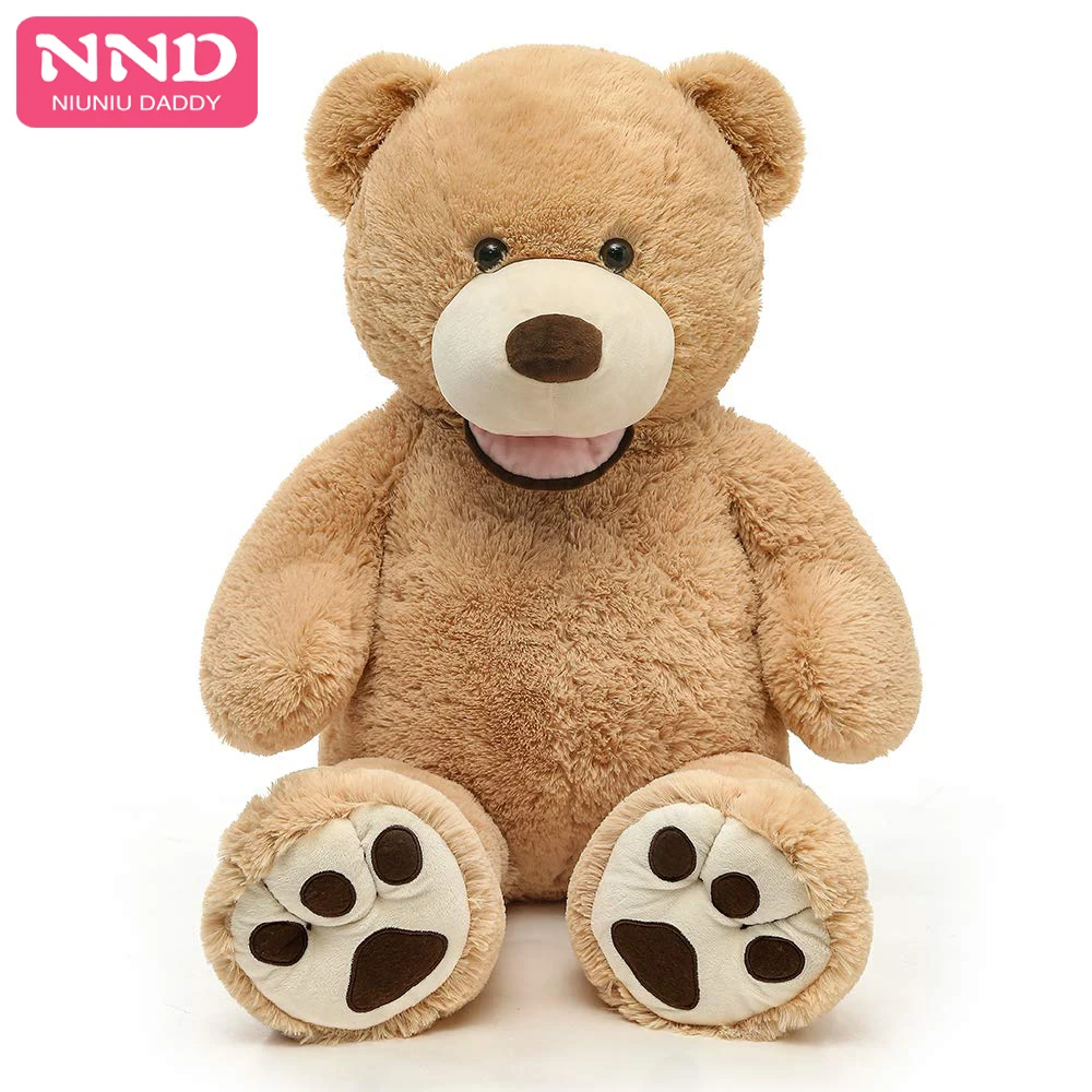 32in.80cm Giant super huge light brown teddy bear plush soft toy doll ONLY COVER