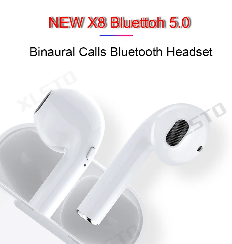 New X8  FX8 air pods TWS Wireless mini Bluetooth 5.0 Earbuds Wireless Headsets headphones earphone ear pods For Andorid iPhone
