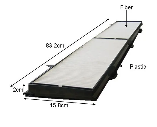 CU8430 обувь по заводским ценам 64316946629 волокно воздушный фильтр в салон автомобиля WP9233 для BMW 83,2*15,8*2 см AC76