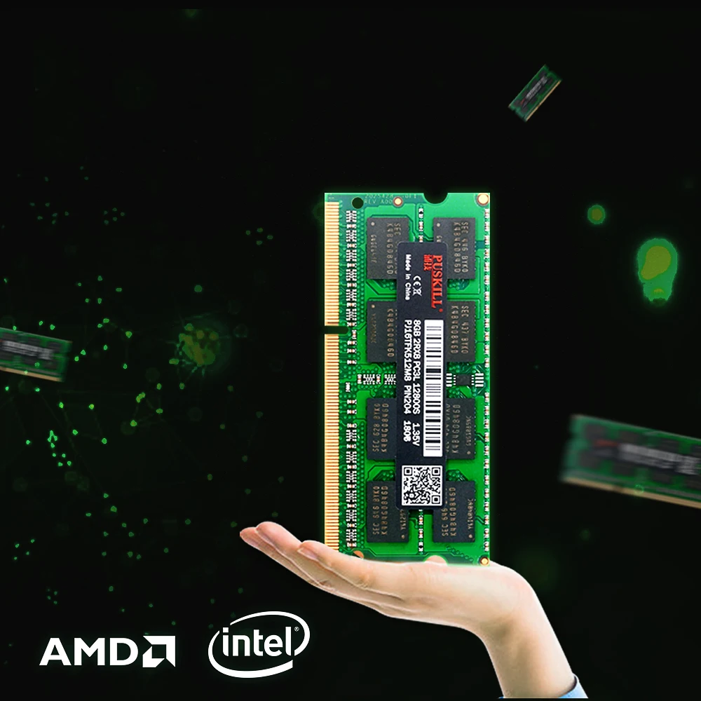 Память для ноутбука DDR3 8GB 1600MHz PC3L 204Pin 1 35 V без ECC RAM|Оперативная память| |