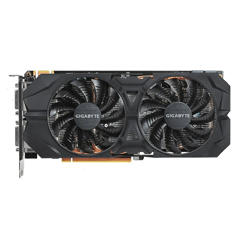 GIGABYTE GTX 960 4GB видеокарты 128 бит GDDR5 GPU видеокарта для NVIDIA Geforce GV-N960WF2OC-4GD видеокарта Hdmi Dvi