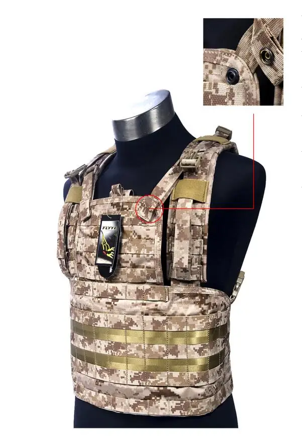 FLYYE оригинальный боевой тактический жилет Molle Flyye rrrv военный жилетка в стиле