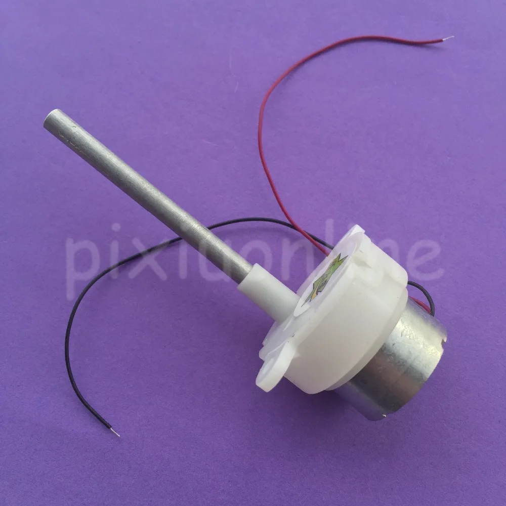 1pcs Long Output Shaft 300 Gear Motor DC5V-12V 5~12RPM reduction motor for DIY