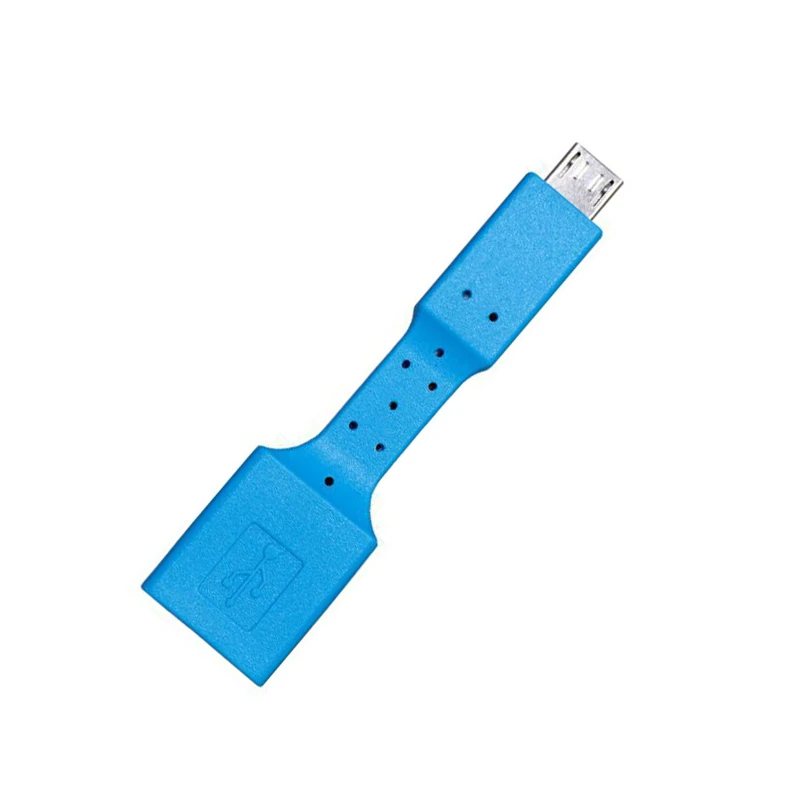 USB 3,1 Micro B к USB 3,0 type A Male-To-Female OTG разъём кабельный переходник для синхронизации данных зарядный кабель type C к USB 3,0 - Цвет: blue