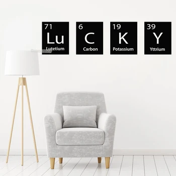

Periodic Table of Elements Removable Wall Decal Vinyl Sticker kitchen Livingroom Home Decor Modern Nursery Kids Room Mural LC432