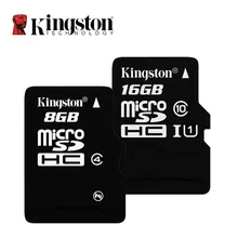 Kingston Micro SD карта 16 Гб класс 10 карта памяти C10 Mini SD карта C4 8 Гб SDHC SDXC TF карта для смартфонов Прямая поставка