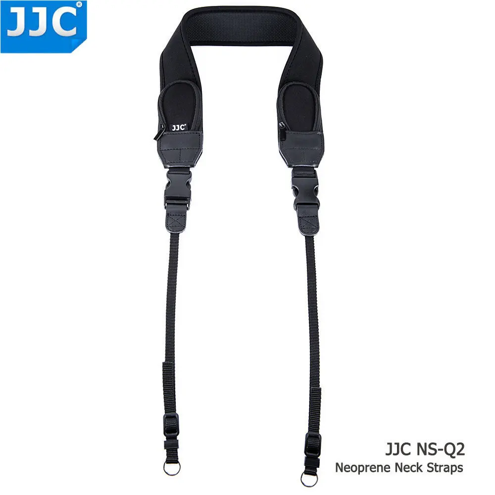 JJC Neoprene DSLR Camera Belt Wide Quick Release Black