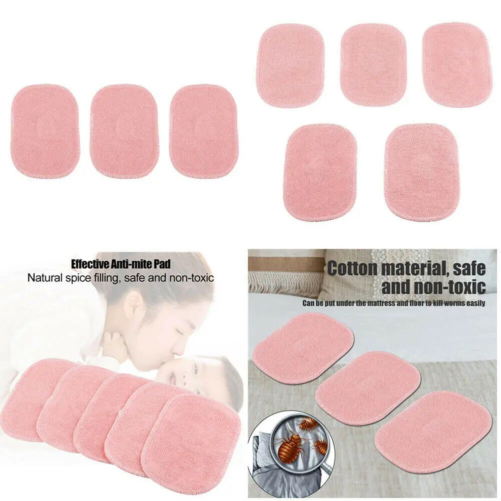 

3/5Pcs Dust Mite Killing Pad Safe Cotton with Spice Anti-mite Pads Cushion for Home Sofa TT-best