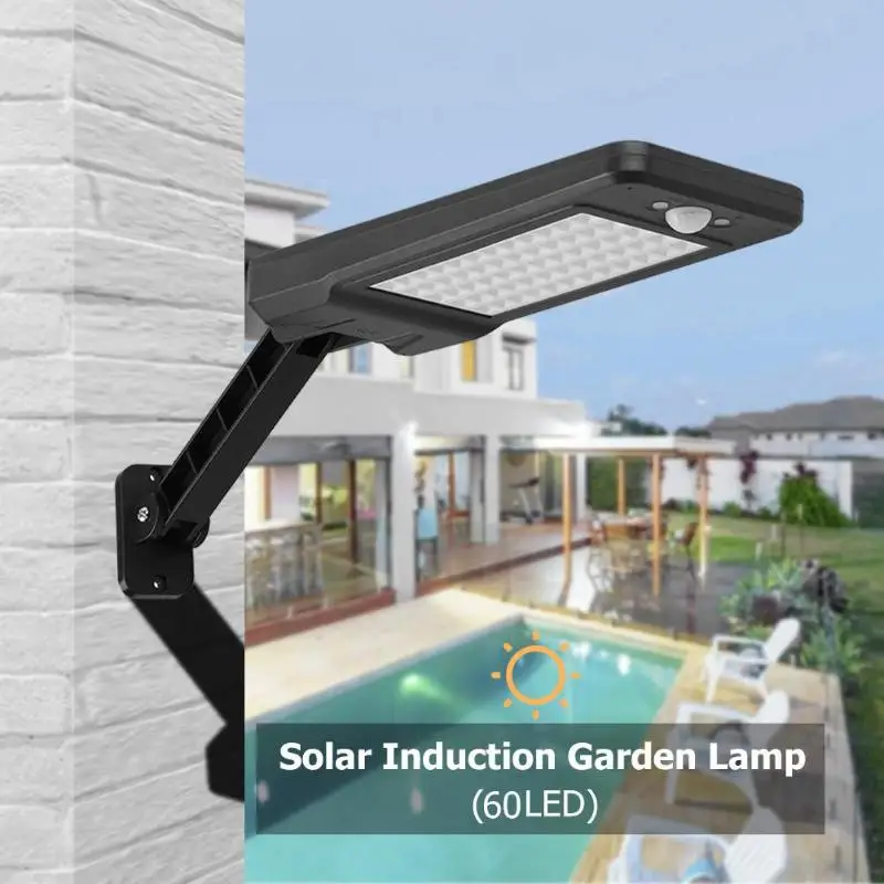 Emissor de Luz Sensor de Movimento Jardim ao ar Parede para Jardim Diodo Solar Livre Lâmpada Controle Remoto Regulável Garagem Luz Rua 60 Pir Ip65 13 livre lâmpada controle remoto regulável lâmpada parede para jardim garagem luz rua