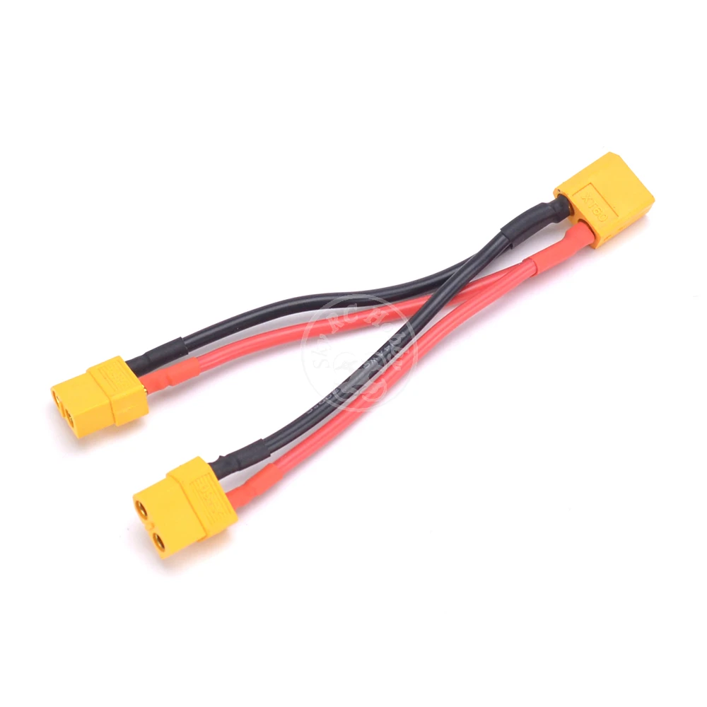 Sanpyl Conectores XT60 Adaptador de Conector XT60 Cable Paralelo 14AWG para 2 bater/ías