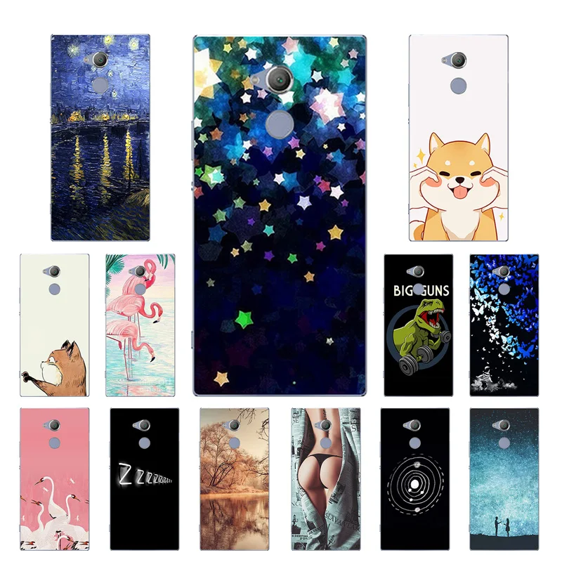 Для Sony Xperia XA2 Ultra TPU для Slim Silionce Soft 6 0 &quotБольшой оружейный чехол телефона Capa |