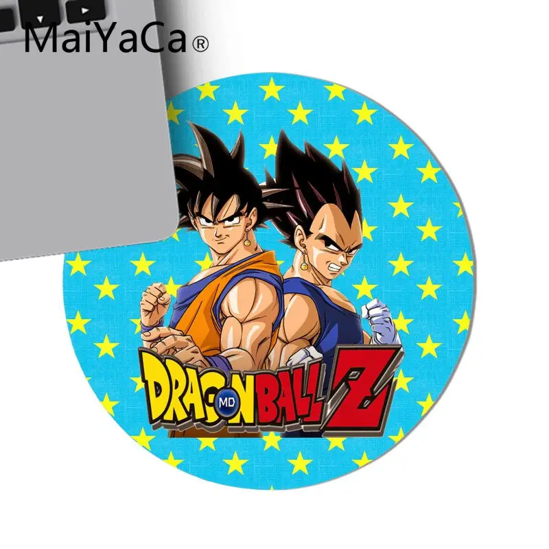 Maiyaca Dragon Ball DBZ Goku логотип DIY Дизайн Шаблон игра круглый коврик для мыши игровая мышь подкладка для коврика для ноутбука Ноутбук для геймеров коврик для стола