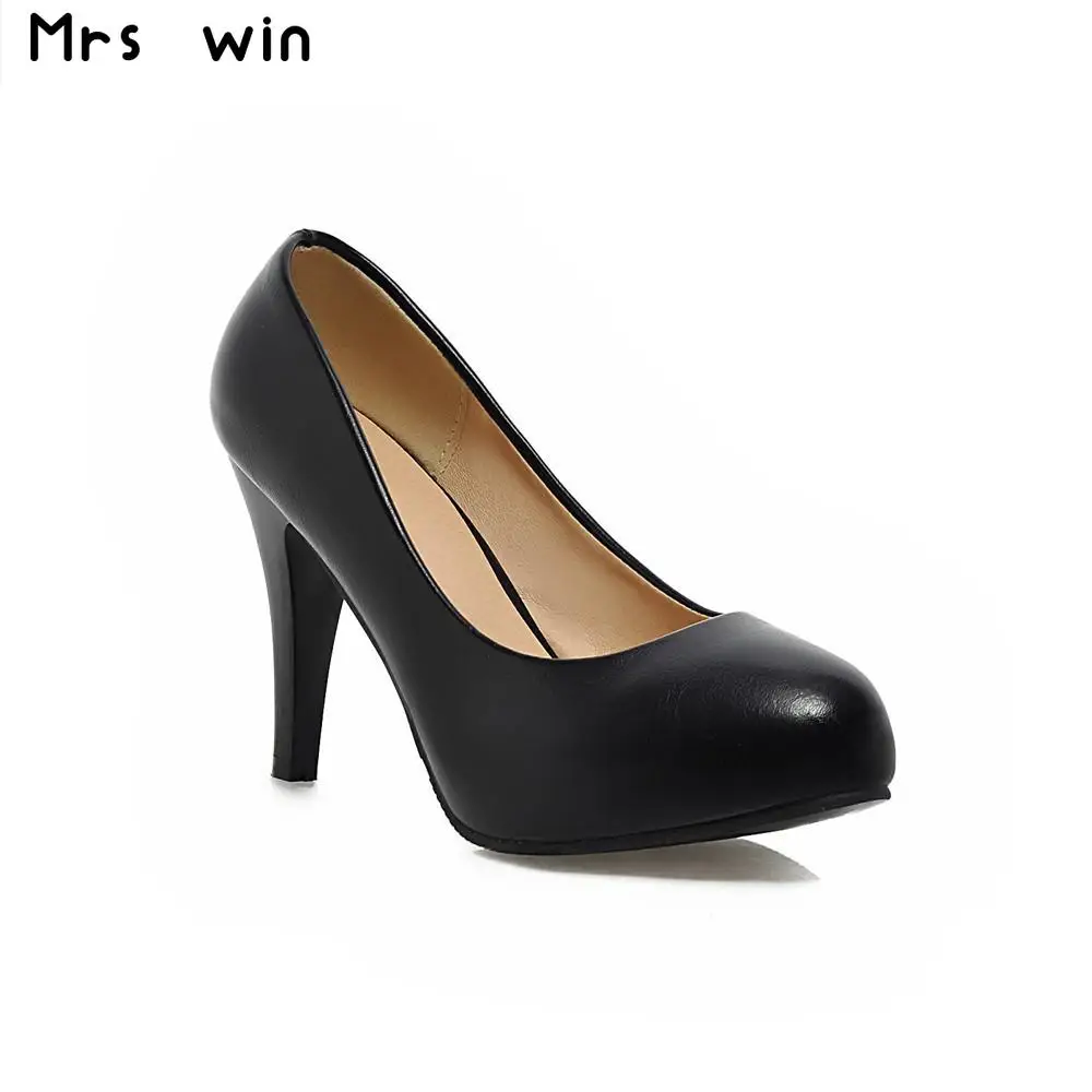 

New Women's High Heels Women Pumps sweet Thin Heel rouned Toe High Heel women Shoes