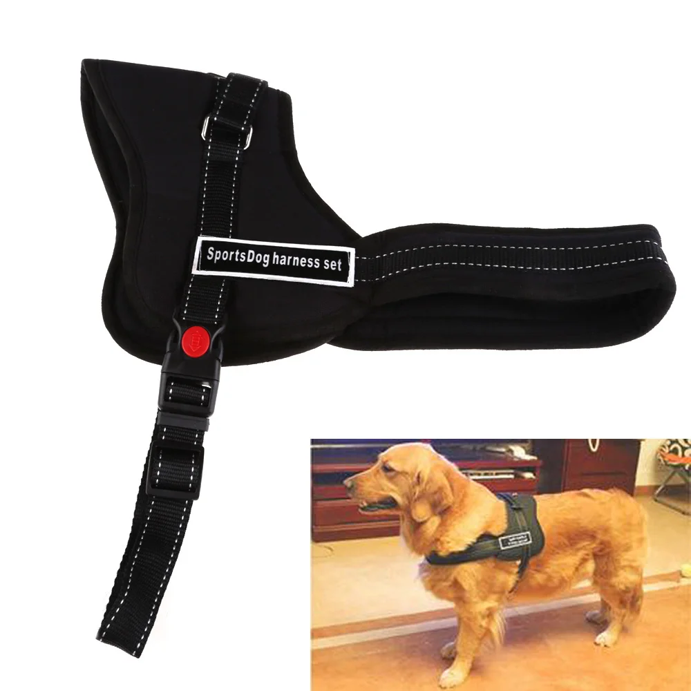 

1pc Adjustable Dog Chest Harness Comfort Soft Breathable Dog Harness Pet Vest Rope Chest Strap Leash Pet Dog Supplies dog collar