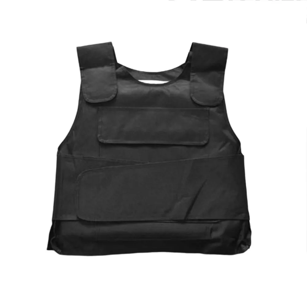 LESHP Breathable Tactical Vest Stab vests Anti Tool Self-Defense Service Equipment Outdoor Self-Defense Vest Supplies Black