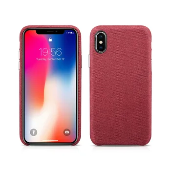 

XOOMZ Fashion Slim Soft Cloth Microfiber Leather Snowy Pattern Back Cover For Apple iPhoneX 10 5.5" Phone Case Cover Funda