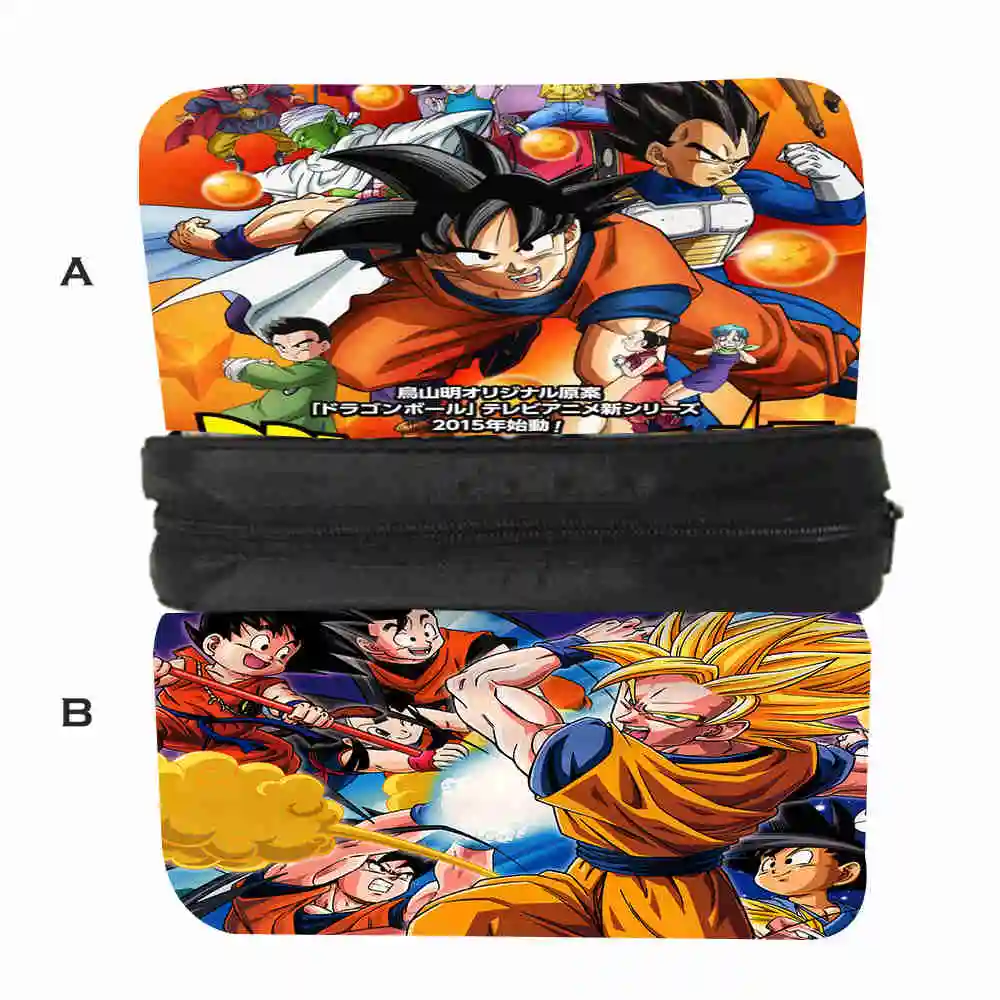 Custom Made Anime PVZ Pringting Pencilbag Dragon ball pattern Space Casual Case Women Men Kid Pencil Box | Багаж и сумки