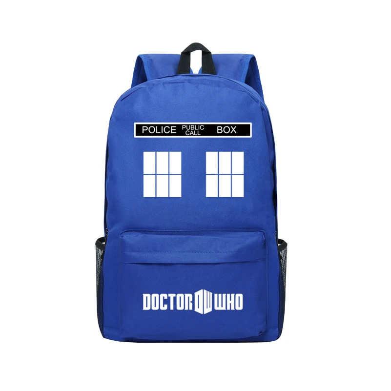

Zshop TV Time And Relative Dimensions In Space Doctor Who Backpack School Bags Men Travel Bags The Doctor TARDIS Bookbags