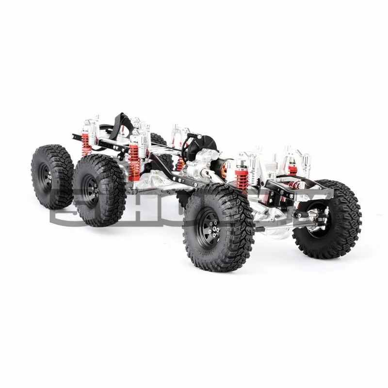 1/10 металлическое ведро шасси ось рама 6wd грузовик для RC8WD Land/Ровер D90 SCX10 джип Wrangler Рок Гусеничный грузовик 6X6