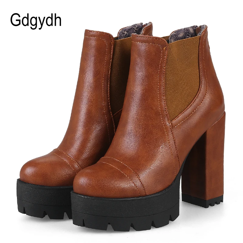 brown casual boots for women