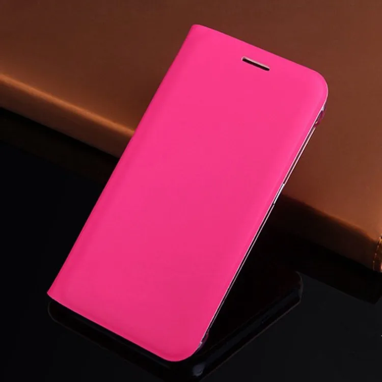 Тонкий чехол-бумажник для Samsung Galaxy J1 J120 J120F J120H J120M, чехол для телефона с откидной крышкой и отделением для карт, деловой кошелек - Цвет: Розовый